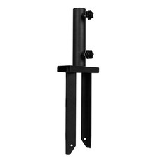 Piquet métallique robuste pour pointe de sol pour poteaux de drapeau pour usage