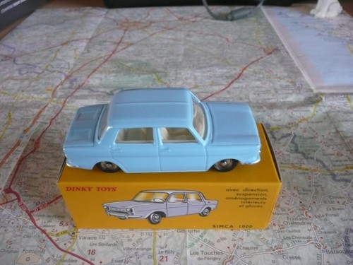 Simca 1000 bleue dinky toys - simca,