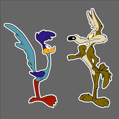 Sticker autocollant coyote - , et