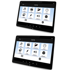 Pour Volkswagen 1 Kit 12 " Écran Tactile Android Appui-Tête 8GB + 128GB Wifi +