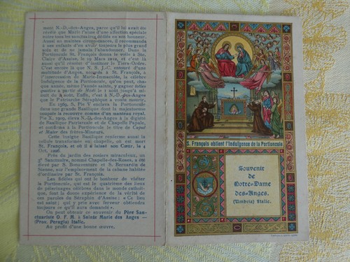 Image pieuse double - double, souvenir