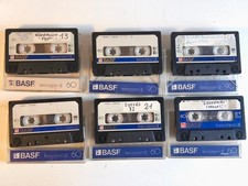 Lot de 6 Cassettes BASF