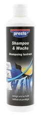 Shampooing cire carrosserie 2 en 1 auto voiture finition brillante 500 ml PRESTO