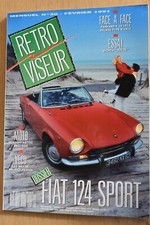 RETROVISEUR n 30 - FIAT 124 SPORT PANHARD X 19 DELAGE TYPE R BIGATA DOUZE