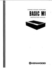 Bedienungsanleitung-Operating Instructions pour Kenwood Basic M1