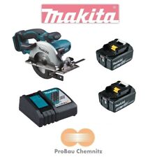 Makita Scie circulaire à main sans fil 18V DSS501Z + 2 batteries BL1850B 5 Ah...