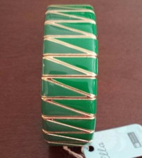 Green Zigzag Patterned
