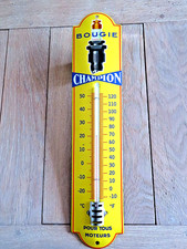 Plaque émaillée bombee