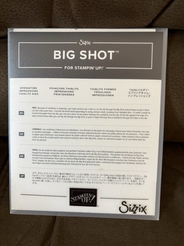 Sizzix big shot stampin up - sizzix,