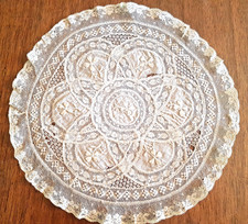 Napperon début XXe en linon