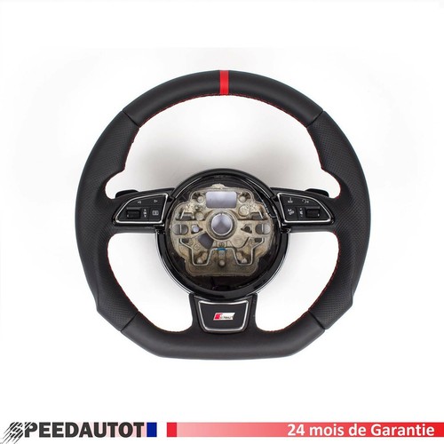 Volant cuir line aplati - volant,