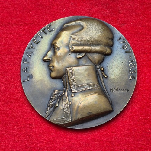 Médaille lafayette - médaille, :