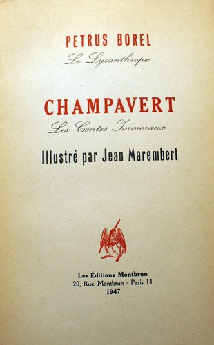 CURIOSA/CHAMPAVERT/CONTES