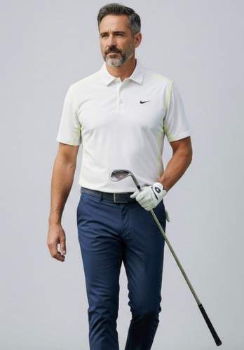 Polo nike blanc avec - nike,