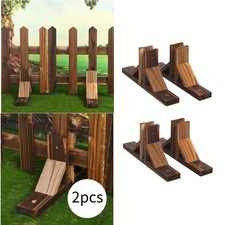 Lot de 2 supports de clôture