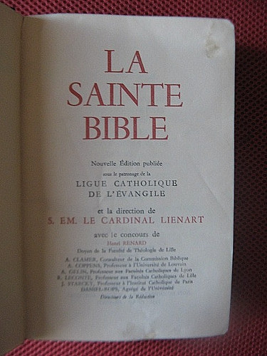628 la sainte - la, bible