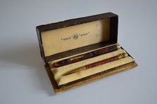 Parure stylo Unic plume or 18