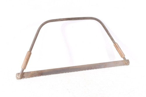 Ancienne scie cadre bois - scie, en