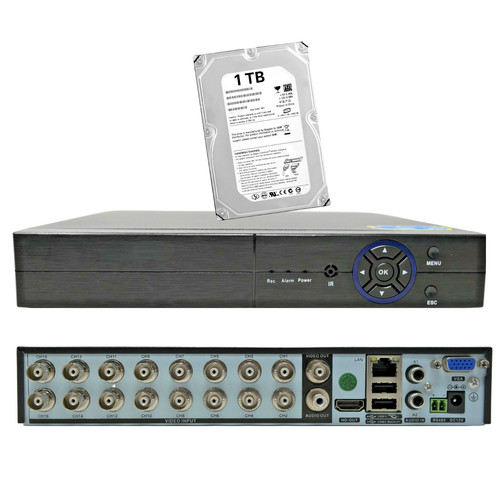 Dvr nvr voies - 16, hybride