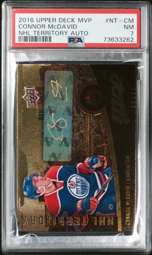 Connor mcdavid gold ink auto - connor,
