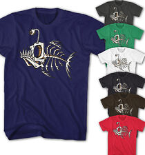 ★T-shirt homme Fish Skull Bones vintage BD film look décontracté neuf FB13315★