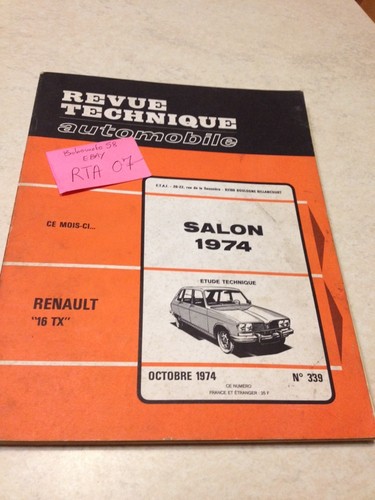 Revue technique automobile - revue,