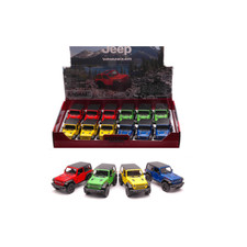 JEEP WRANGLER CLOSE HARD TOP cm 12 (1 Modellino a Scelta) 1:28 Kinsmart Modellis