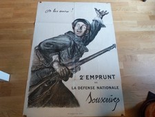 AFFICHE ANCIENNE WW1  EMPRUNT NATIONAL DEVAMBEZ 1918