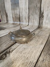 Bonbonnière En Étain A La Rose