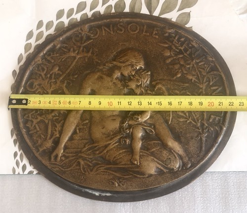 Médaille plaque bronze - mÉdaille, en
