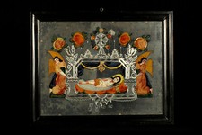Ancienne peinture sous verre