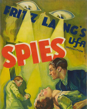 Spies 1928 Fritz Lang Poster - Thriller Film Wall Art - 12X16/16X20/18X24/24X36