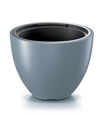 Pot de fleurs HEOS gris clair avec cuve amovible - Volume 25L - Diamètre 29,8cm