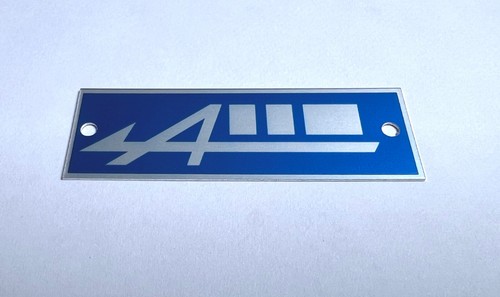 Plaque constructeur alpine - plaque,