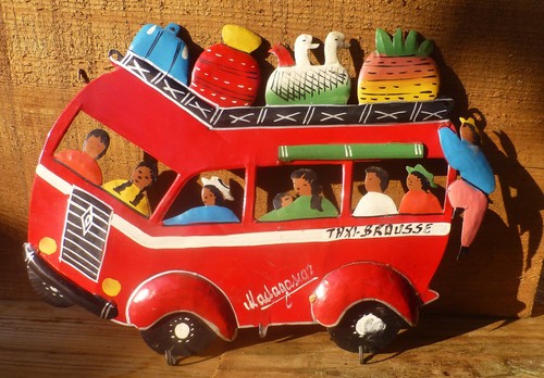 Taxi brousse porte - taxi-brousse, mural