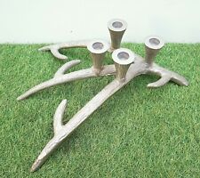 Bougeoir en forme de corne de cerf décoration maison objets de collection déc...