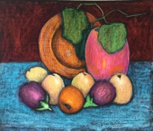 Superbe grand pastel nature - superbe,