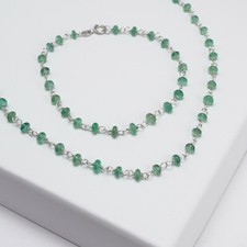 Collier En Or Blanc 18Kt Avec