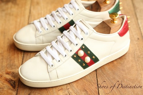 Baskets cuir gucci - gucci, ace