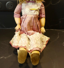 Véritable robe ancienne de présentation poupée jumeau, SFBJ, Eden, Bru