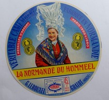 Etiquette ancienne camembert