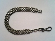 Chatelaine Ancienne Montre Gousset en Argent Massif ...