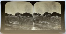 EGYPTE Le Caire Fours à poterie 1901 Photo Stereo Vintage P81L9n45