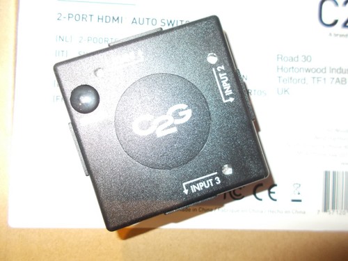 Commutateur hdmi c2g - commutateur,