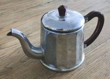 Jolie Cafetière Ancienne Fabrication Française Cuivre Chromé & Bakélite