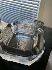 Cendrier Art Deco Cristal