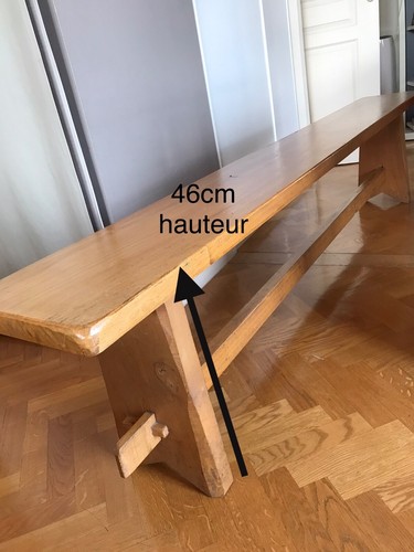 Banc chêne massif - chêne,