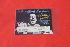 RARE / TICKET BILLET CONCERT -