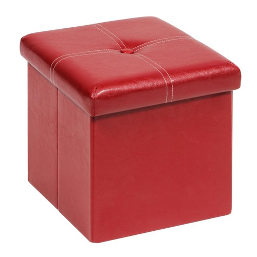 Boîte rangement rouge - boîte,