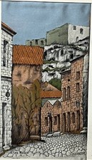 Tableau tapisserie tissee sur